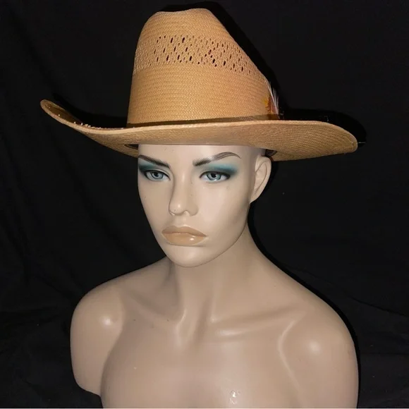 Free People | Accessories | Silver Saddle Western Straw Hat  display picture 3